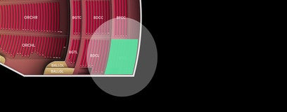 Seat view from Balcony Family Circle