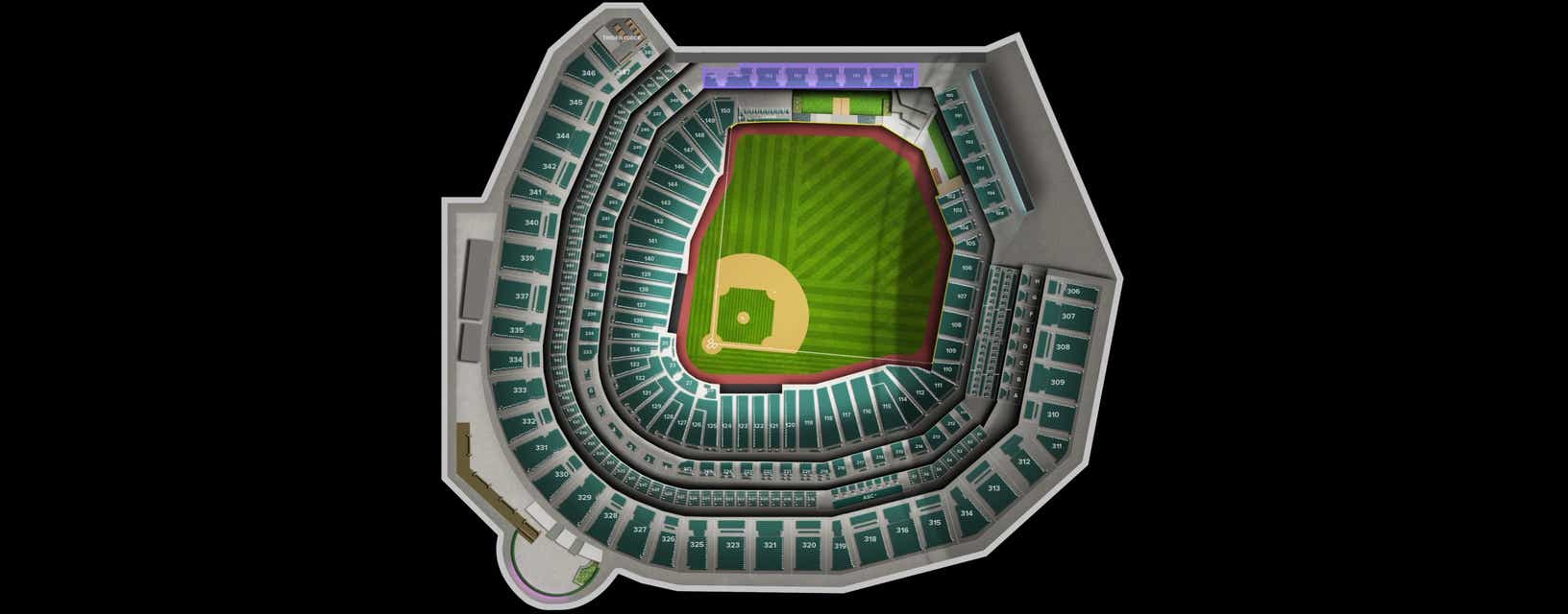 Seat view from Bleachers