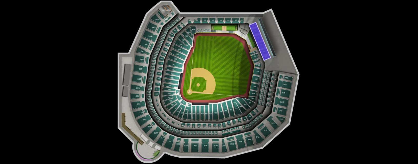 Seat view from Bleachers
