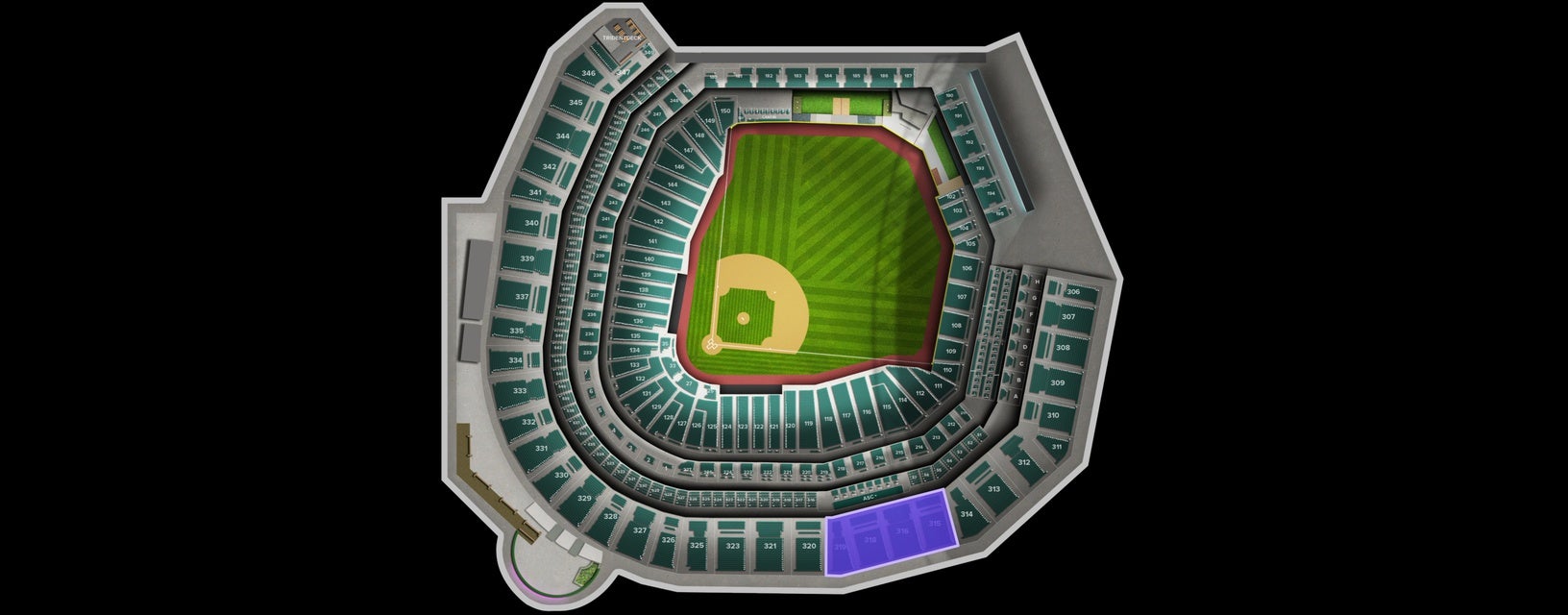 Seat view from View Level
