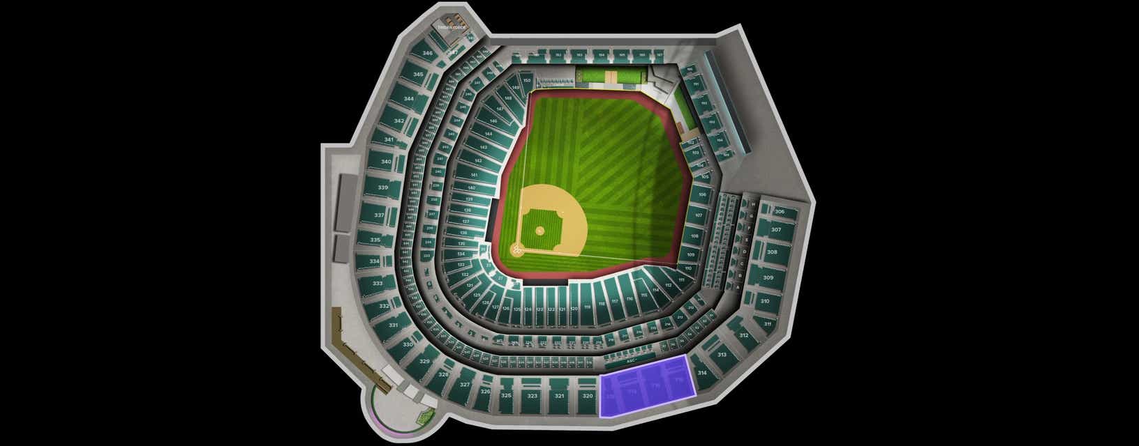 Seat view from View Level