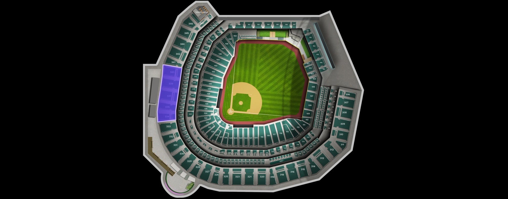 Seat view from View Level