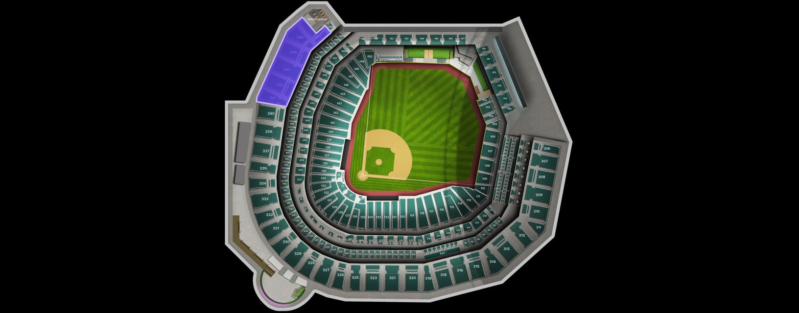 Seat view from View Level