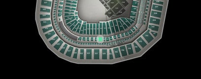 Seat view from Middle