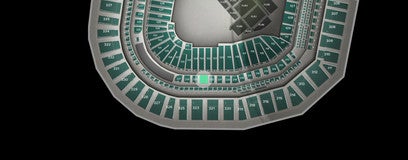 Seat view from Middle