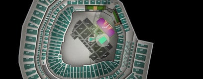 Seat view from General Admission