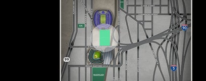 Seat view from Lumen Field Garage