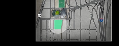 Seat view from Mariners Garage