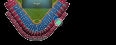 Seat view from Upper