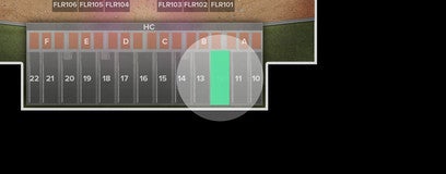 Seat view from Upper