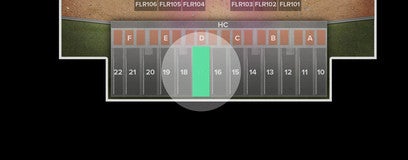 Seat view from Upper