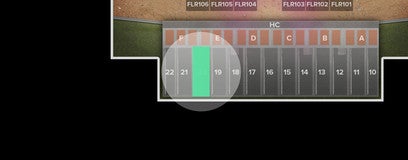 Seat view from Upper