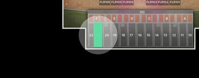 Seat view from Upper