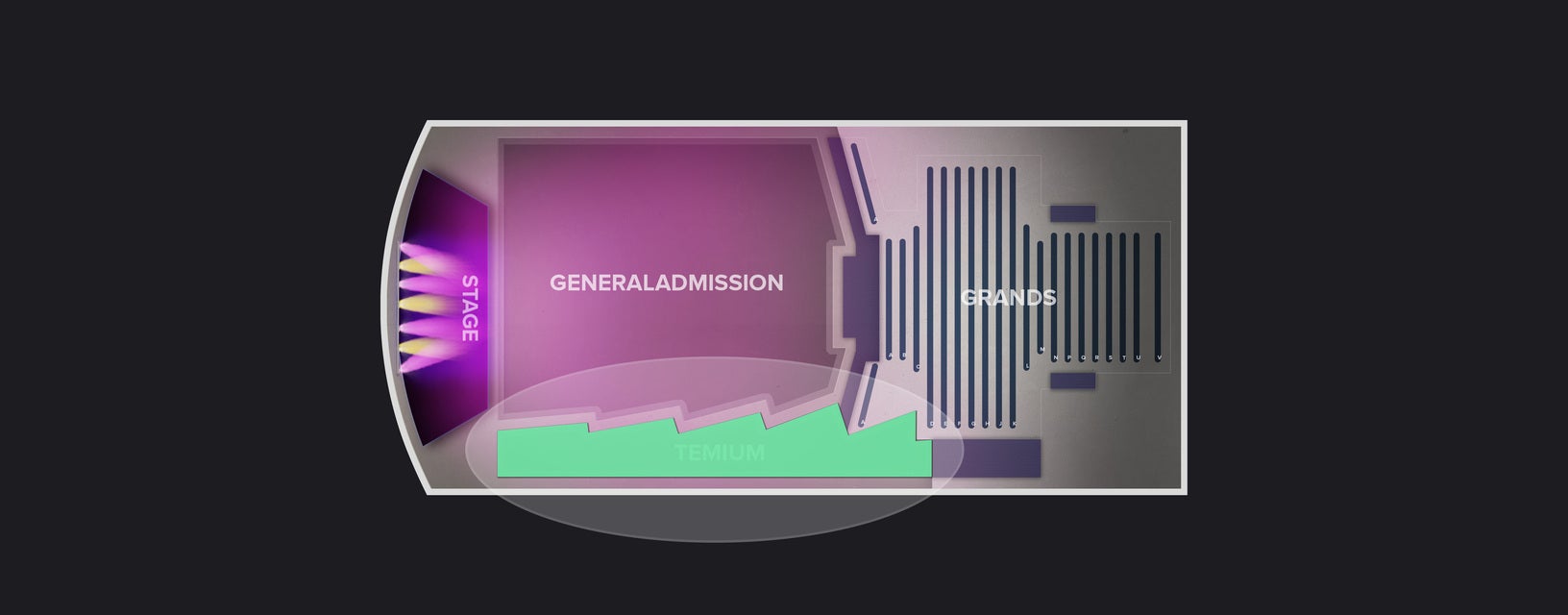 Seat view from Premium