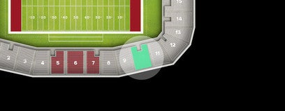 Seat view from Sideline