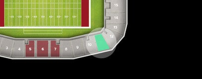 Seat view from Sideline