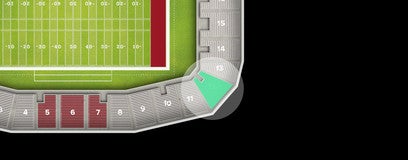 Seat view from Endzone