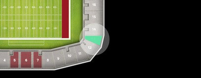 Seat view from Endzone