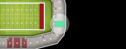Seat view from Endzone