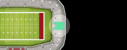 Seat view from Endzone