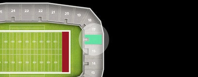 Seat view from Endzone