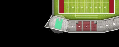 Seat view from Sideline