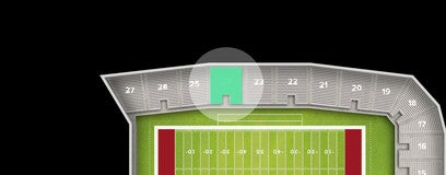 Seat view from Sideline