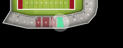 Seat view from Sideline
