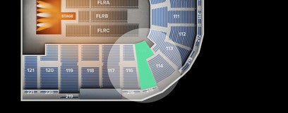 Seat view from Lower