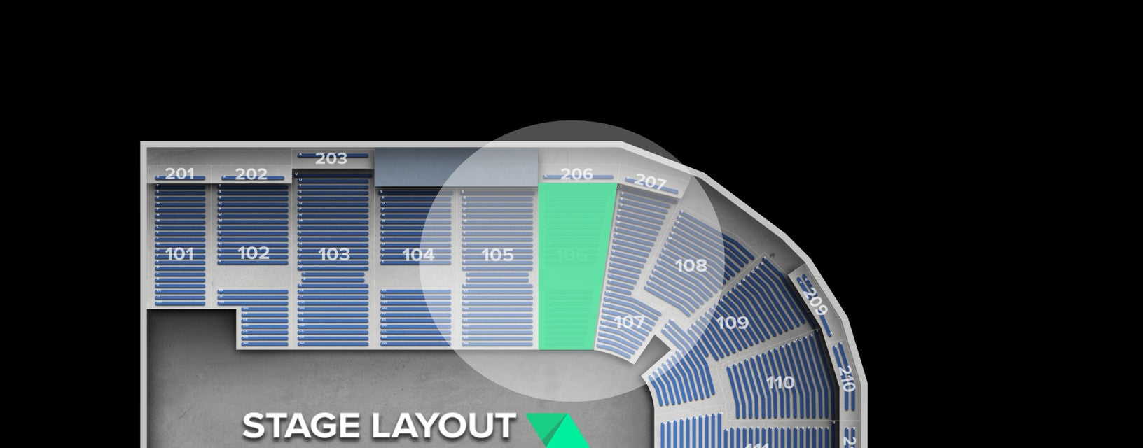 Seat view from Lower
