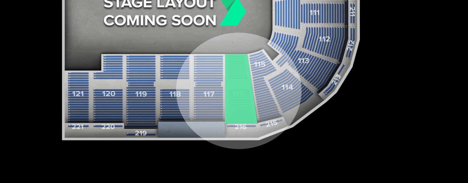 Seat view from Lower