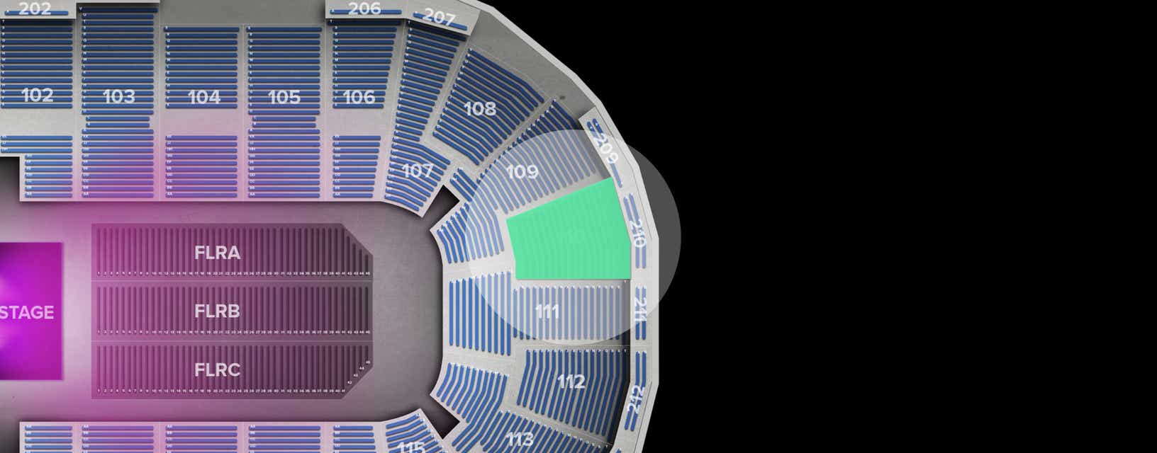 Seat view from Lower