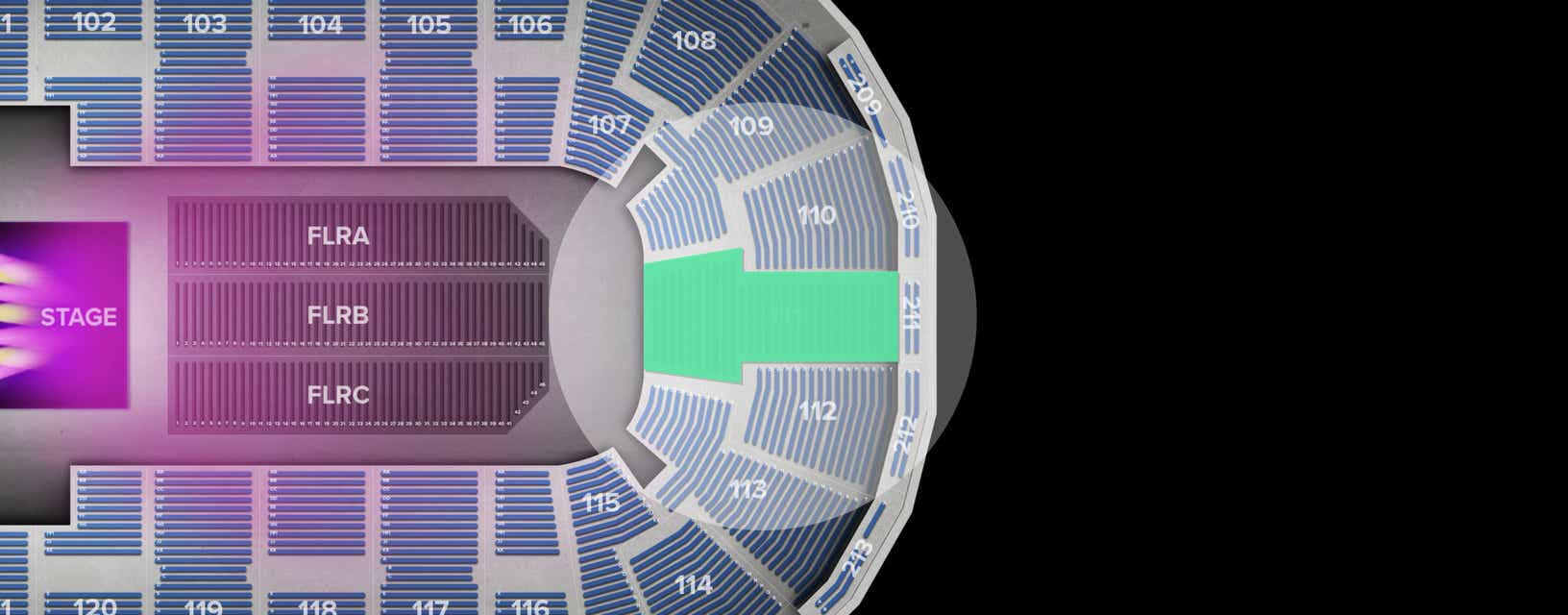 Seat view from Lower