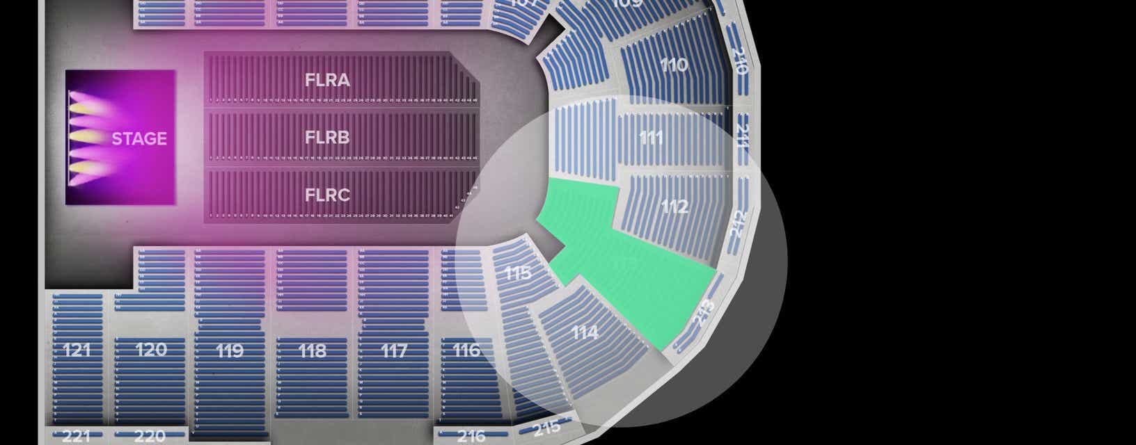 Seat view from Lower