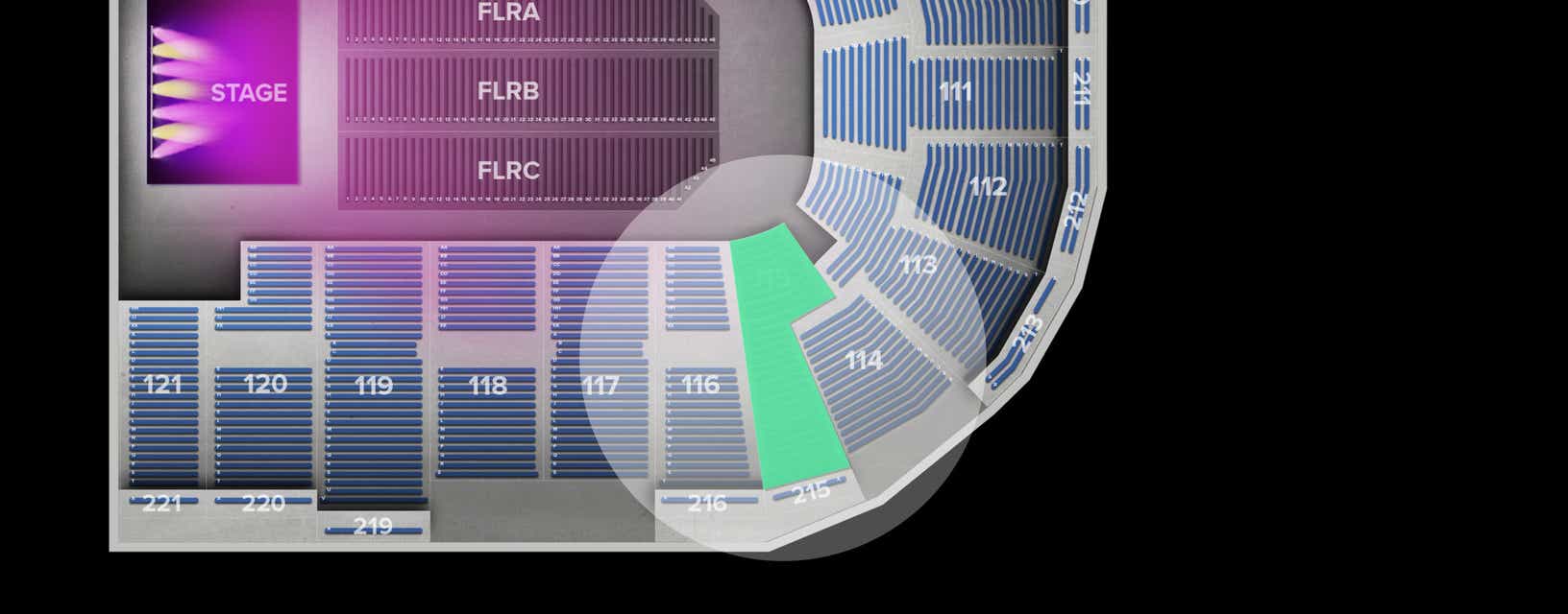 Seat view from Lower