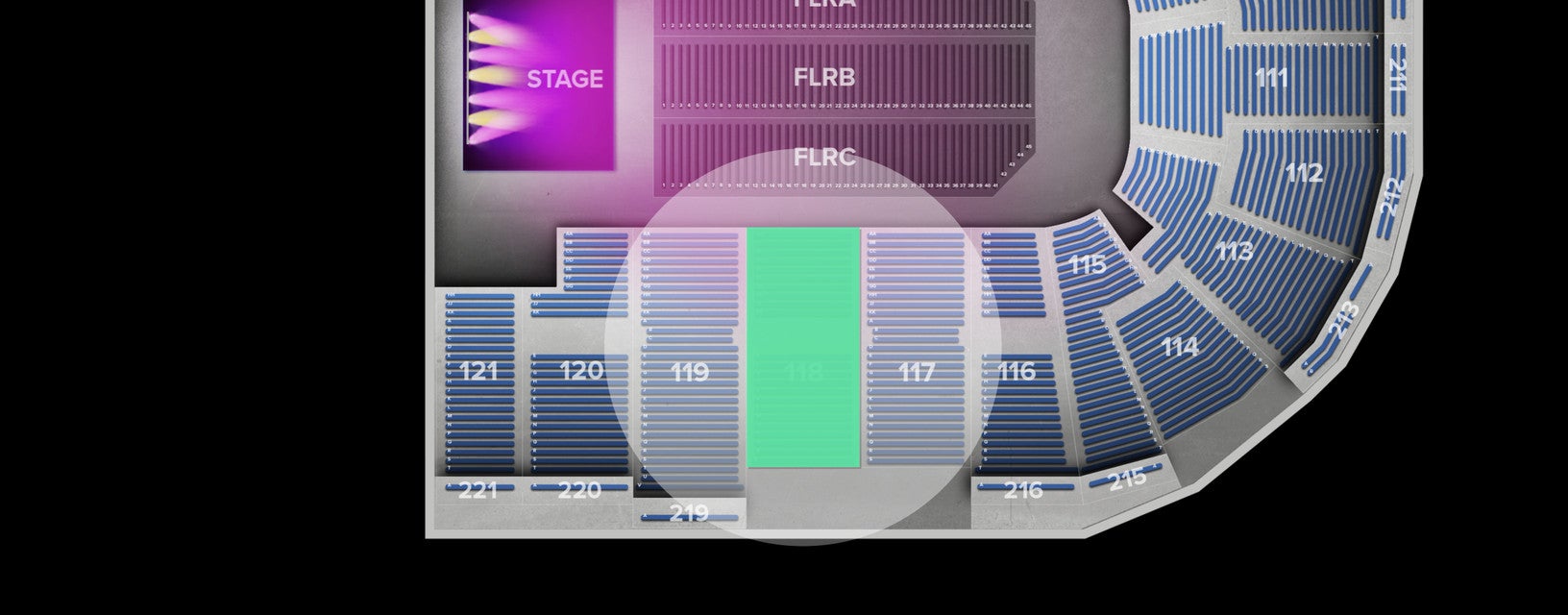 Seat view from Lower