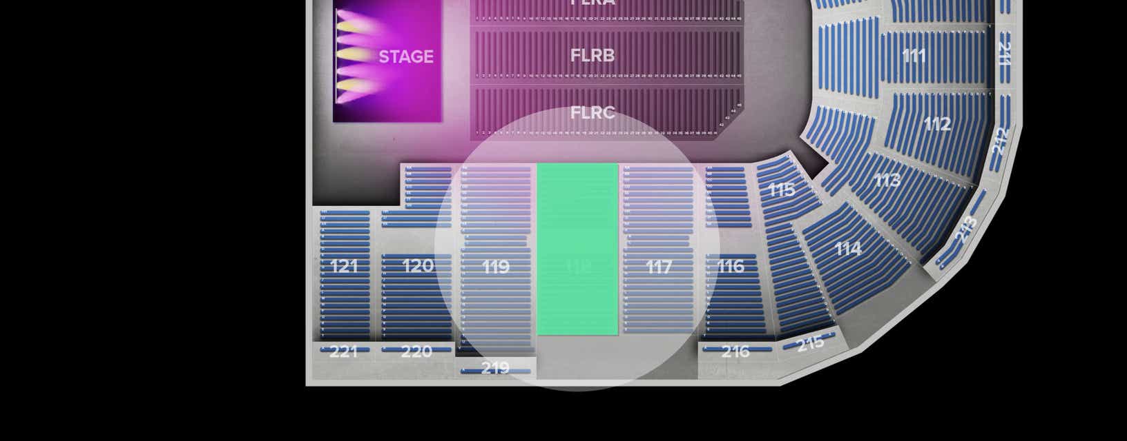 Seat view from Lower