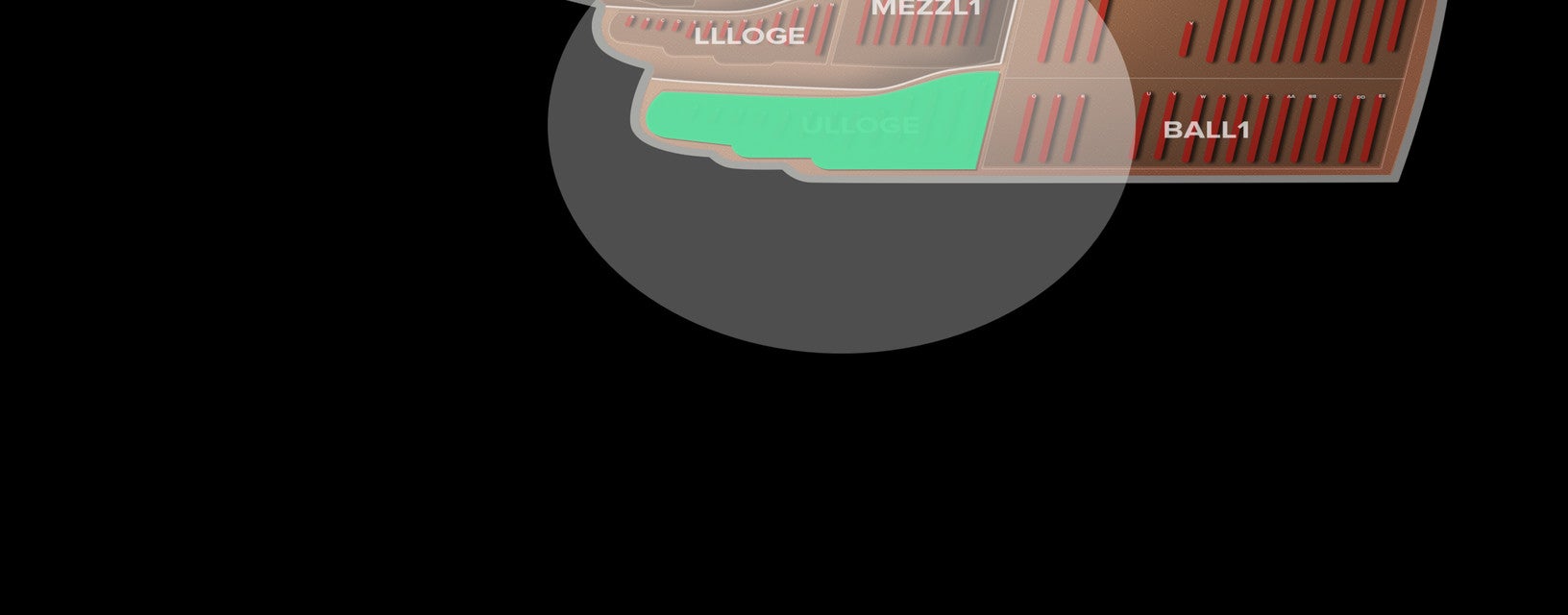 Seat view from Upper Left Loge