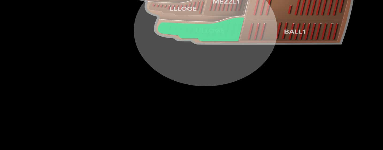 Seat view from Upper Left Loge