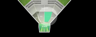 Seat view from Reserved