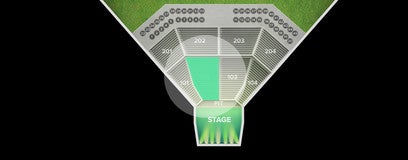 Seat view from Reserved