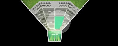 Seat view from Reserved