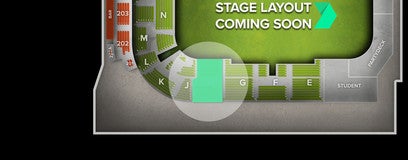 Seat view from Bowl Seating