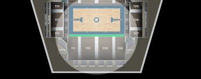 Seat view from Courtside