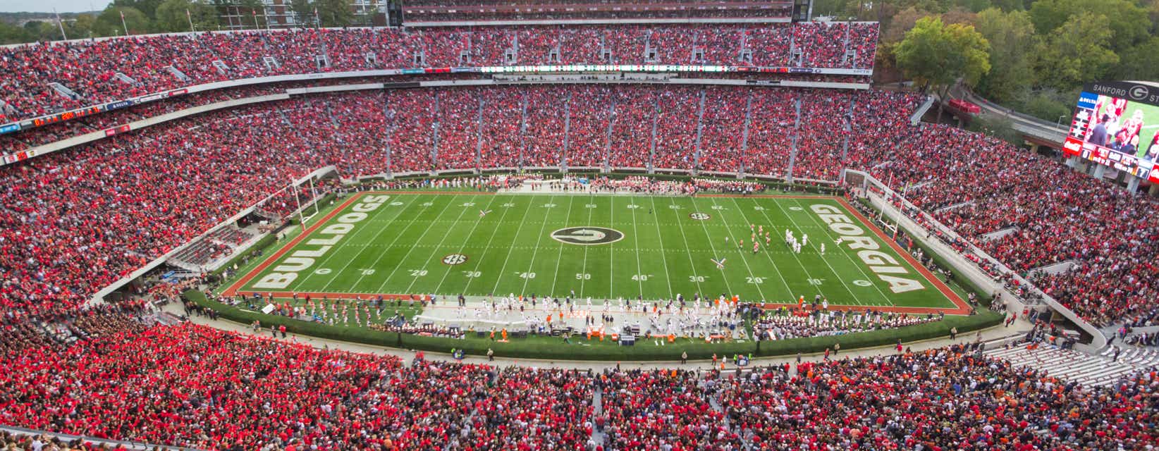 Seat view from Visitor Sideline