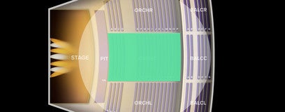 Seat view from Orchestra