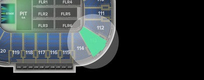 Seat view from Lower