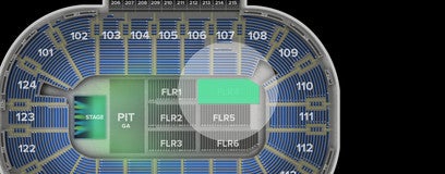 Seat view from Floor