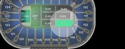 Seat view from Floor