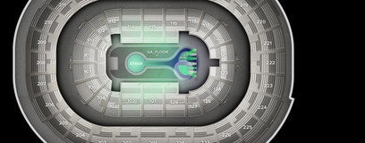 Seat view from Pit A